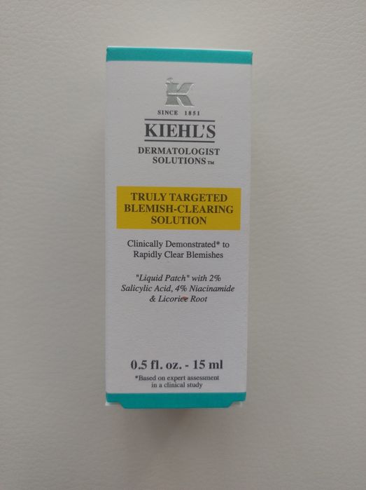 Kiehl's Truly Targeted blemish clearing serum solution na wypryski 15 ml