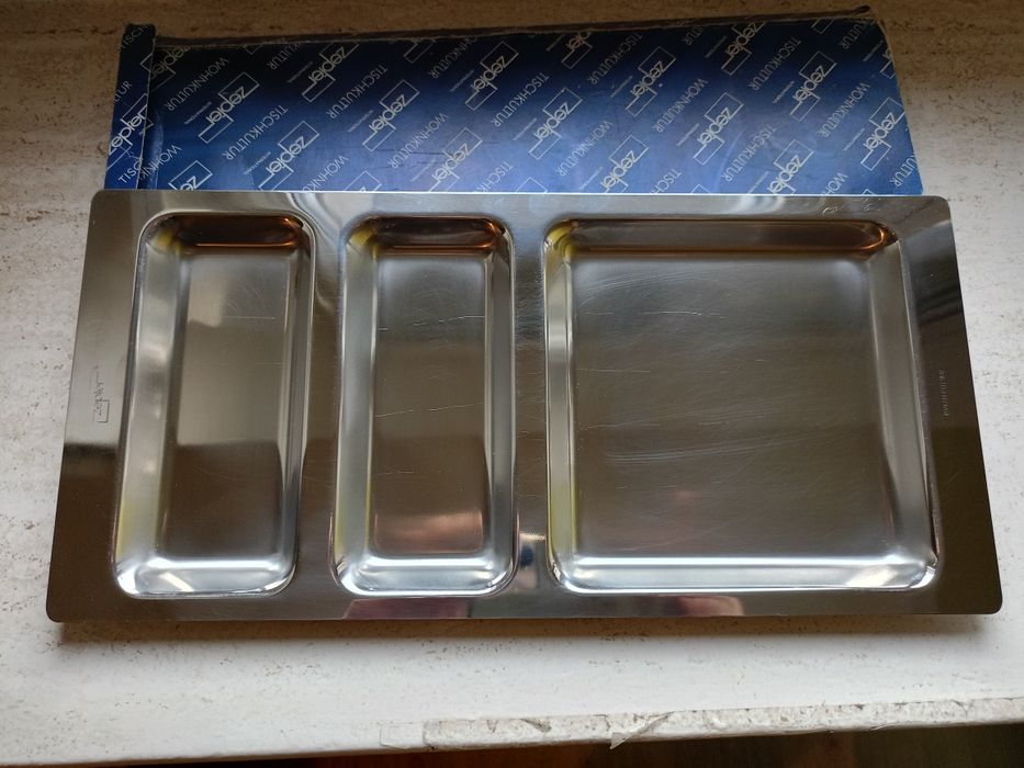 Tacka potrójna,Zepter,na przekąski,wym.37x18cm.