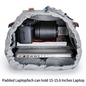 Plecak podróżny Plecak na Laptop z płótna Plecak na co dzień T1