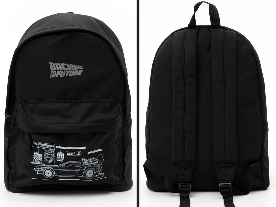 Рюкзак чоловічий Sinsay чорний Back to the Future новий