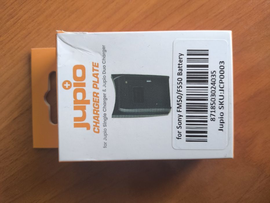 Jupio Charger Plate for Sony FM50 F550 Battery