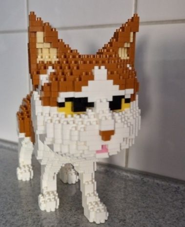 Kotek z mini klocków