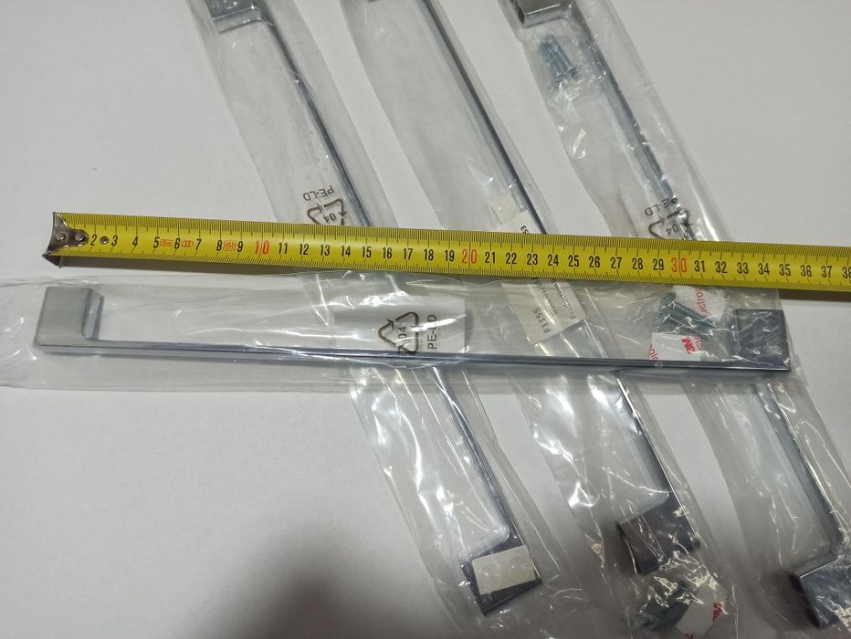 Uchwyty meblowe srebrny 34,3cm 4szt