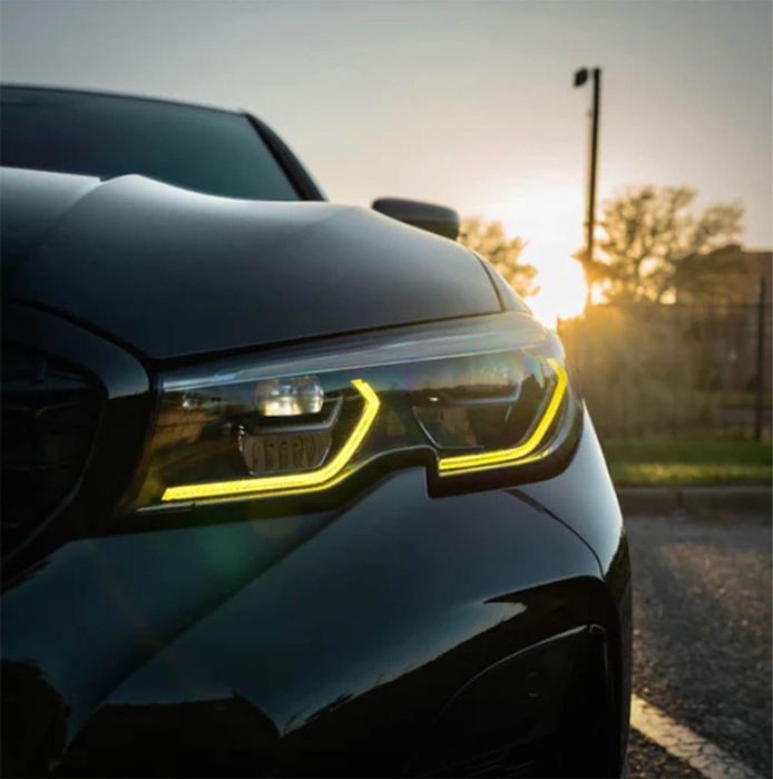 Ангельські жовті, жовті drl дхо на BMW різних моделей