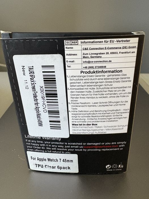 Pack de Peliculas - Apple Watch 7 45mm