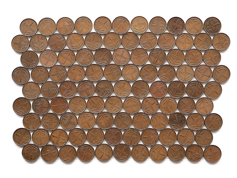 Lote de 100 Moedas 1 Escudo 1973
