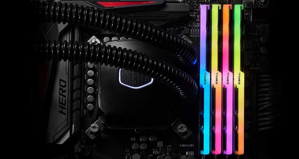 ‼️ Trident Z RGB DDR4 128GB (4x32GB) 3600 держит легко. ТОРГ ‼️