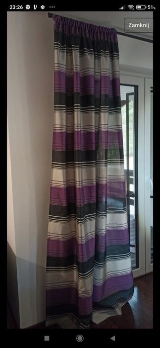 Zasłony w pasy 148x251 / kpl