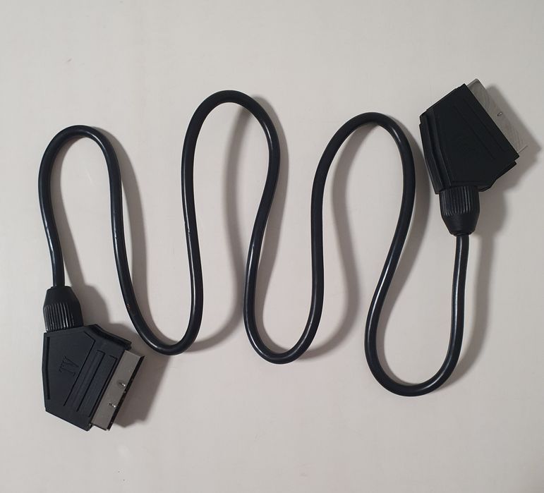 Кабель SCART-SCART (EuroSCART, Peritel, евроразъём, Euro-AV).