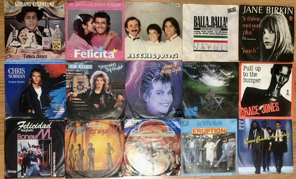 Продам фирменный винил (45-ки)