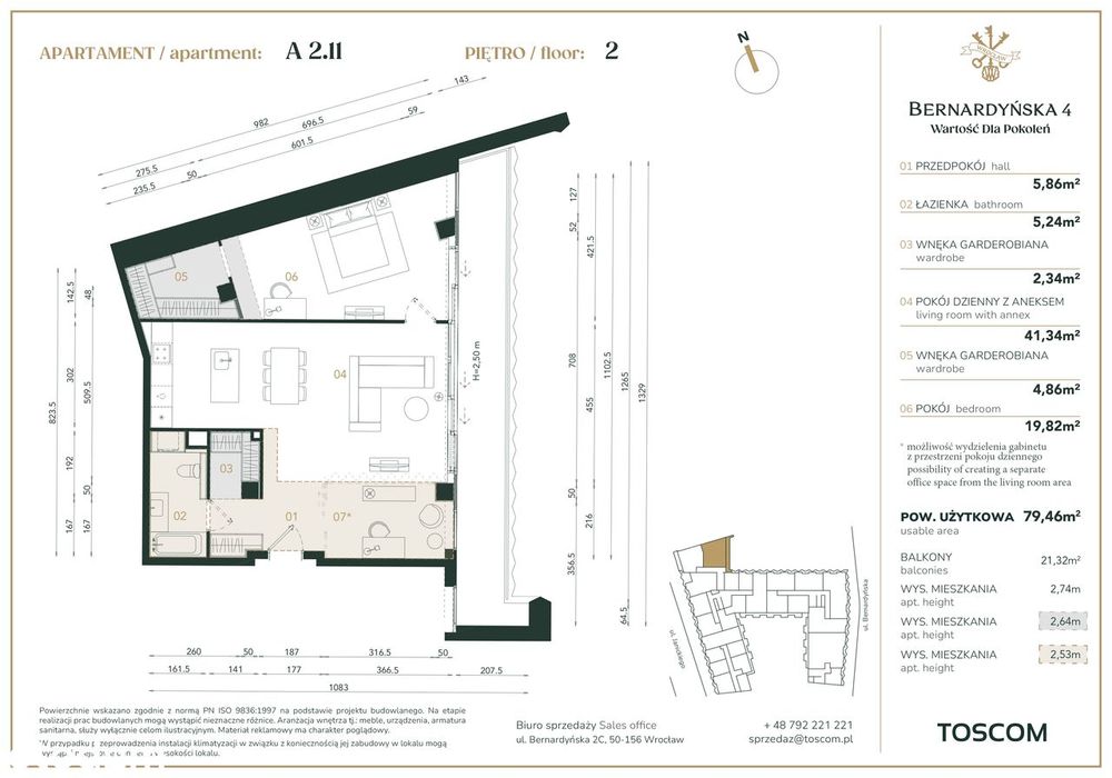 Premium w centrum | Stan deweloperski + gotowa łazienka | widok