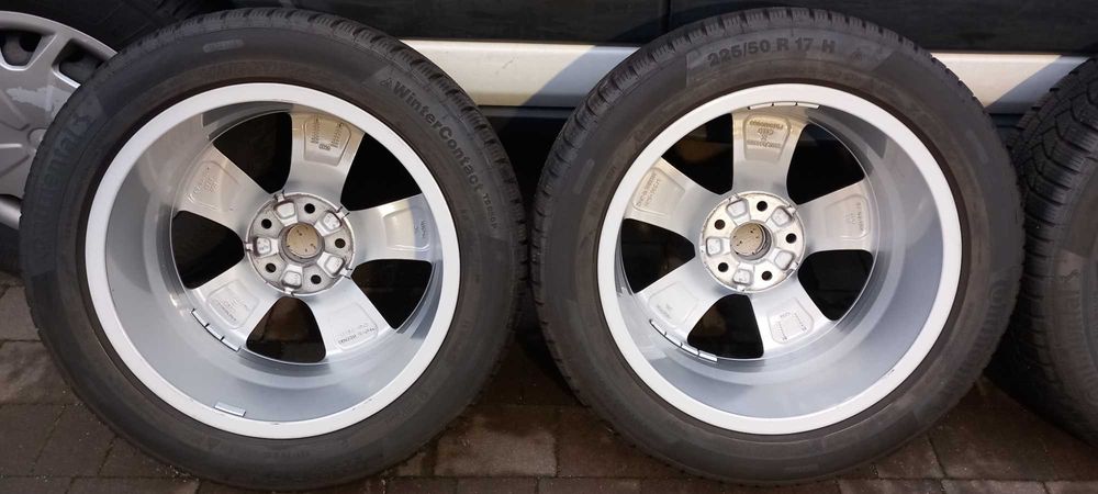 Koła DEMO zima oryg. AUDI VW  7x17, 5x112, ET47, 57.1+225/50R17 M+S