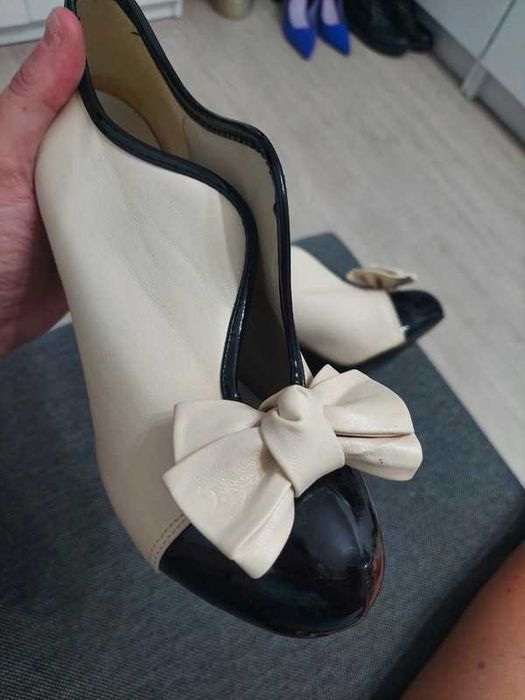 Piękne kobiece botki retro 37 Shein