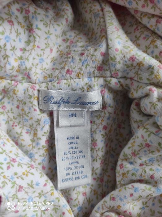 Dres Ralph Lauren 3 miesiące