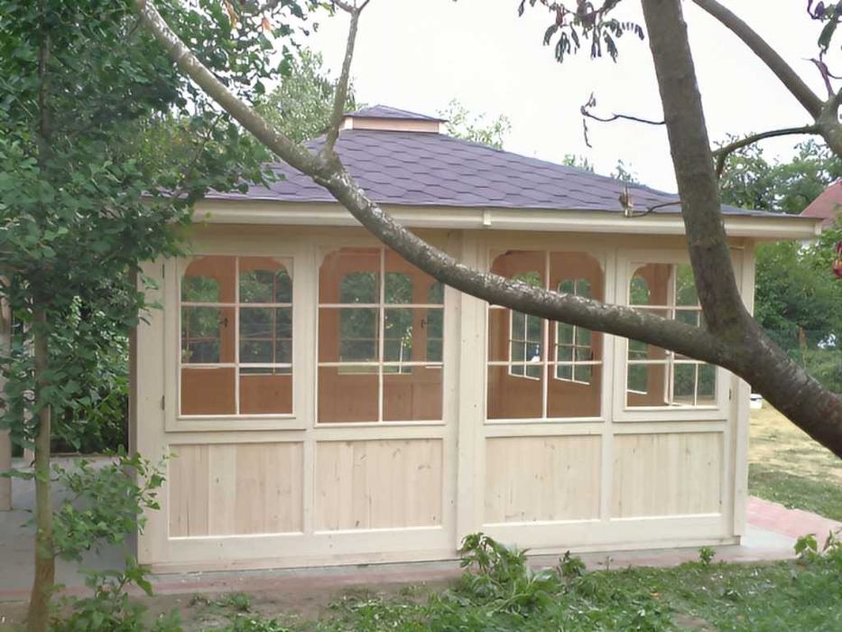 Altana 23 3x3 Szklana Z ozdobami Z Gontem i Impregnacją od PRODUCENTA