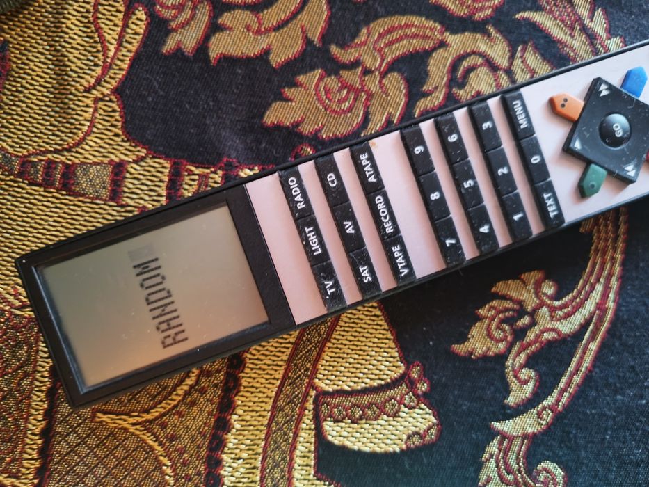 comando Bang & Olufsen a funcionar