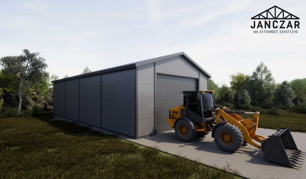 Hala, wiata, obora, garaż 10x12x3 Konstrukcja stalowa
