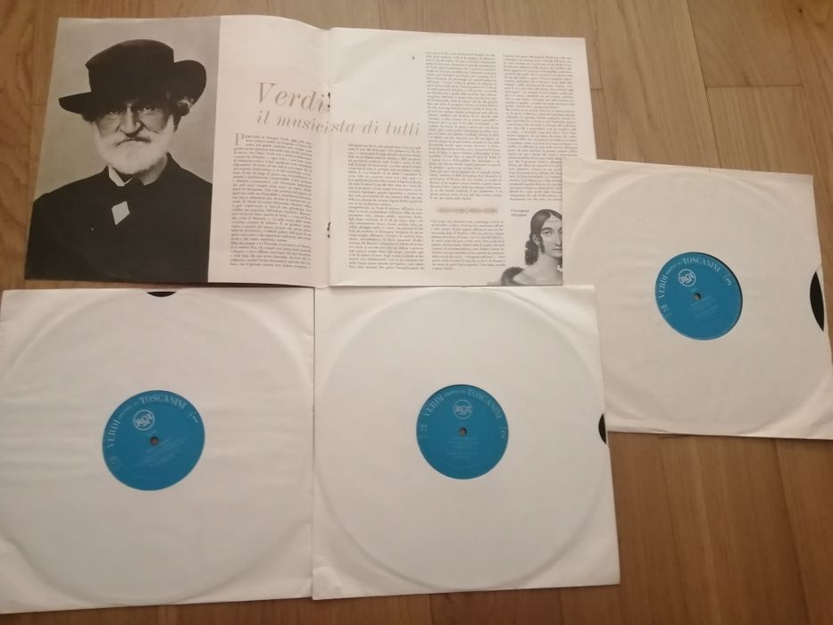 DiscosVinil-8 Lp Verdi por Toscanini "Aida, La Traviata, A Masked Ball