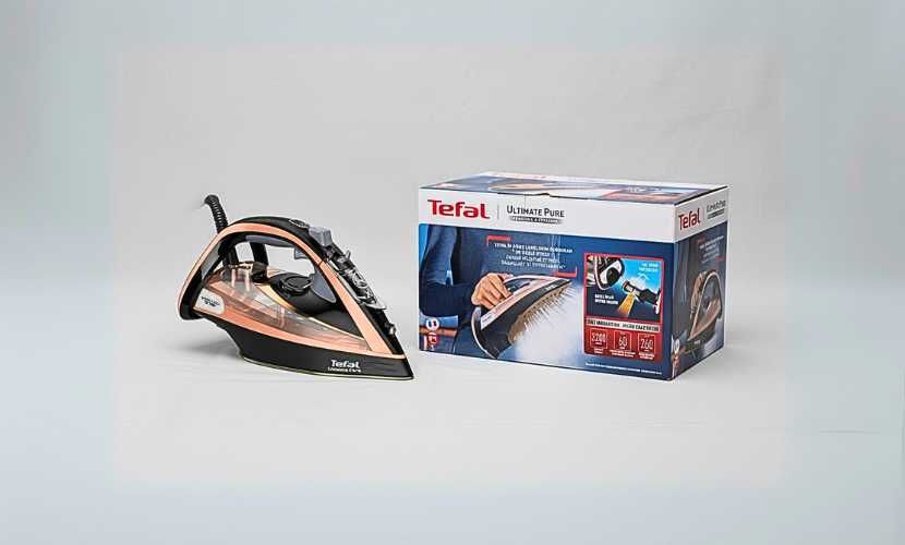 Tefal FV9845E0 Żelazko Parowe Ultimate Pure 3200W Durilium AirGlide