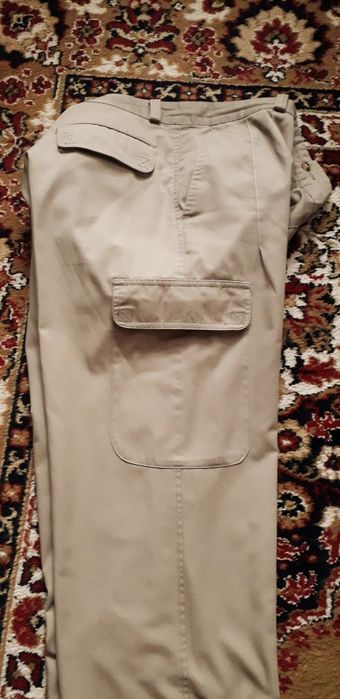 Летние мужские брюки бежевые
