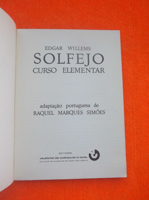 Solfejo Curso Elementar - Edgar Willems