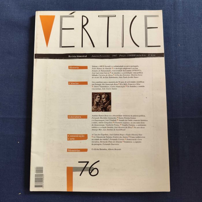 Revista Vértice 76 - Janeiro-Fevereiro 1997