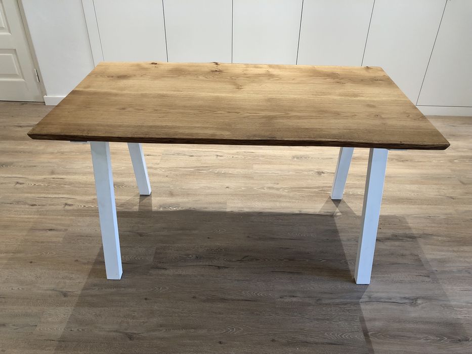 Mesa madeira carvalho francês 140x80cm nova