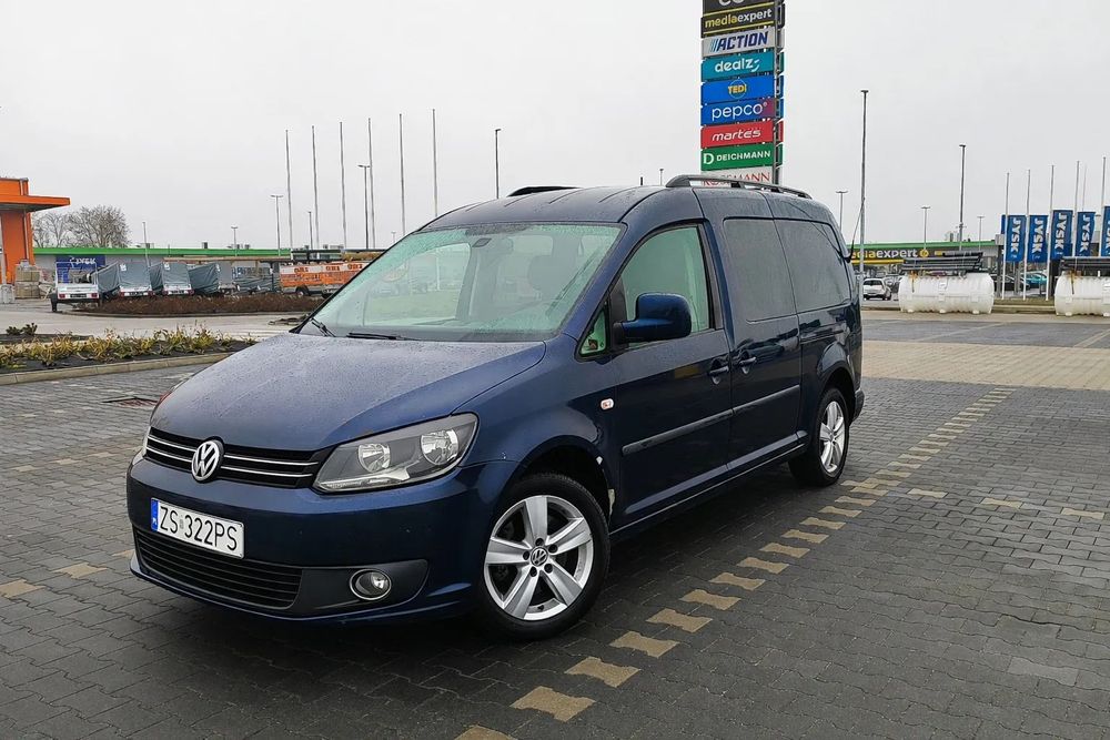 Volkswagen Caddy Volkswagen Caddy 2.0 TDI 140 KM Automat DSG rampa dla wózka
