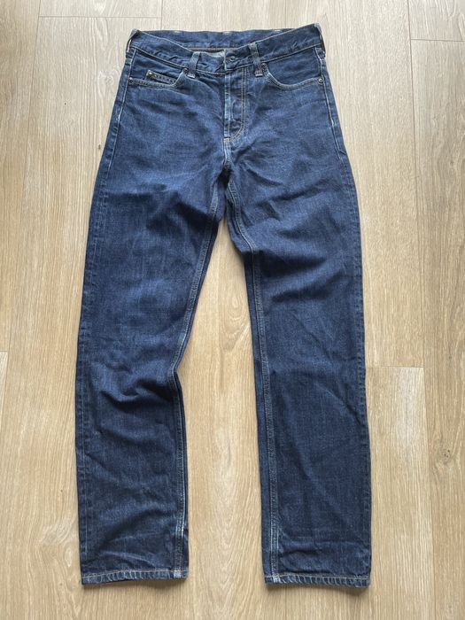Granatowe jeansy Carhartt 28/32