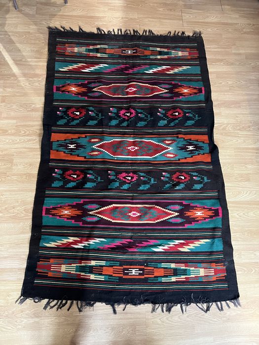 Килим домотканний вовняний старовинний