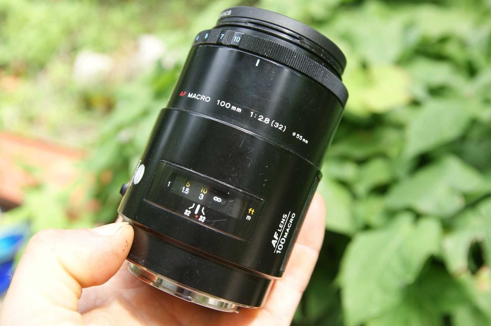 Obiektyw 100mm 2.8 sony minolta