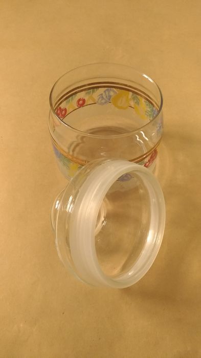 Frasco Vidro Com Tampa