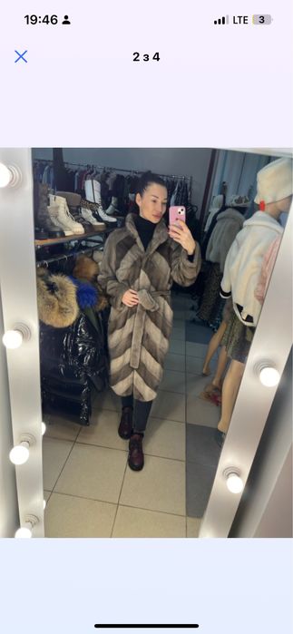 Норкова шуба Українського виробника скандинавська норка.