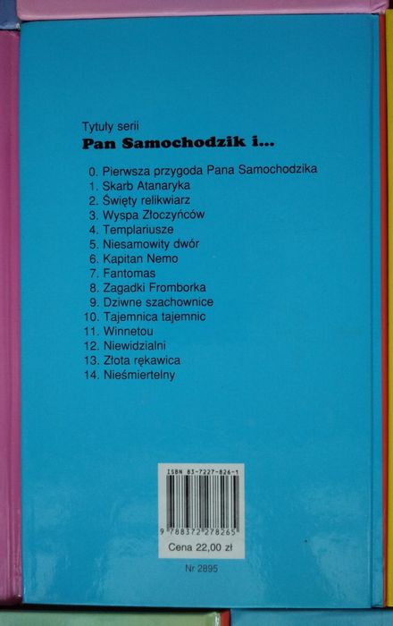 Pan Samochodzik 15 tomów komplet Nienacki