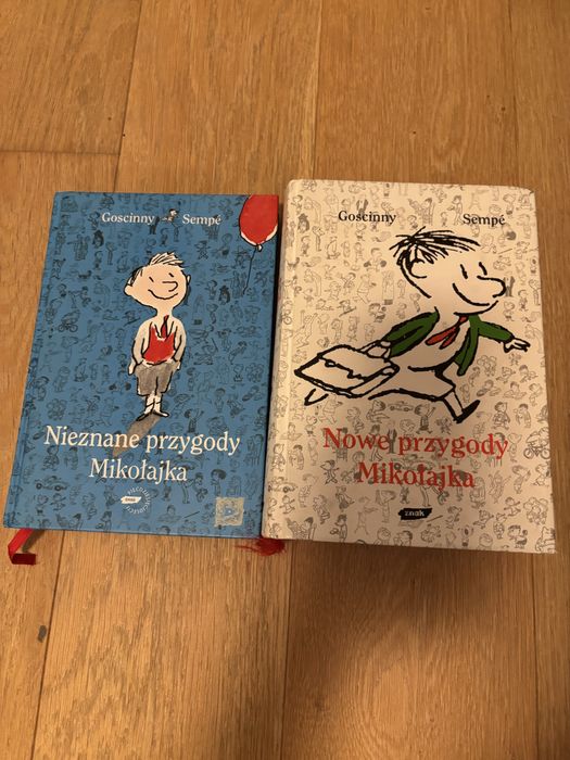 Nowe i nieznane przygody Mikolajka. 2 ksiazki Goscinny