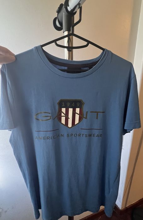 tshirt azul da gant