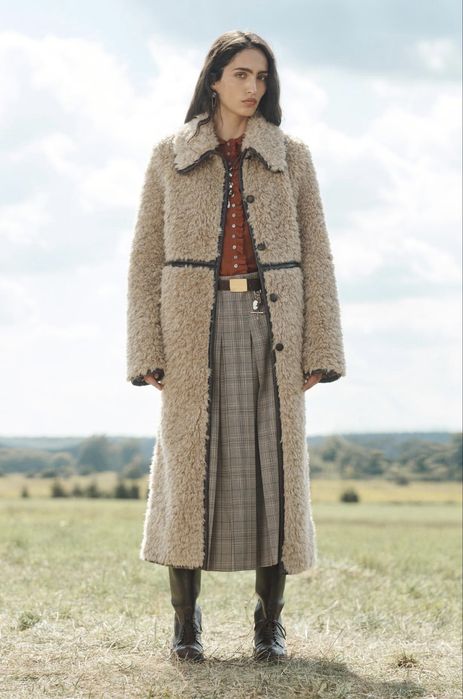 Пальто дублянка Zara Limited edition