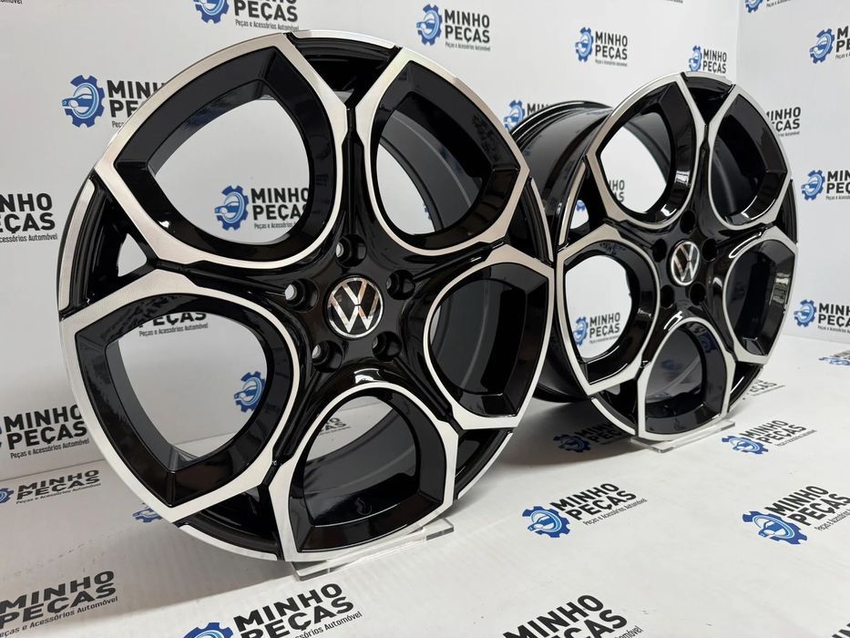 Jantes Vw Golf VIII GTI em 18 Preto Polido