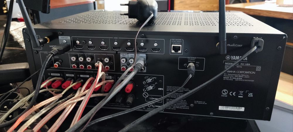 Glośniki JBL ES 80 + Yamaha RX-V6A