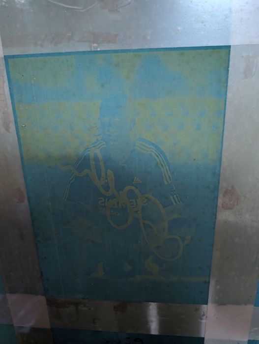 Telas serigrafia David Beckham