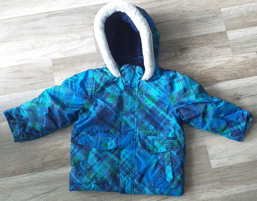 Kurtka dziecięca, zimowa Krickets - 3T(92-98cm) - BDB - UNISEX