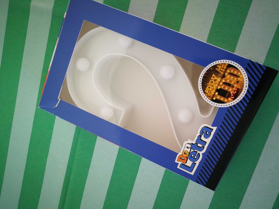 Led numero 2 com caixa