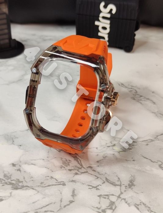 Ремешок бампер Luxury на Apple Watch Ultra 49 ремінець кейс браслет