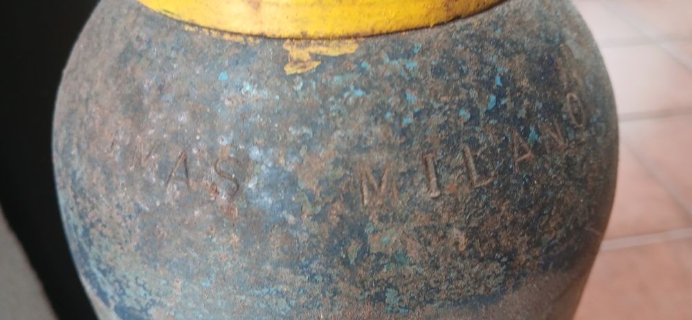 Botija de Nitrogénio Industrial Vintage – Faber / OIMAS Milano – 9,8L