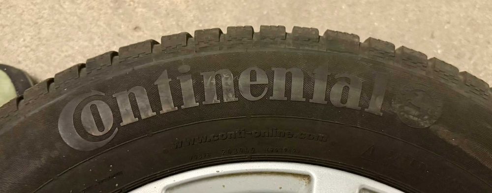 Alufelgi w super stanie + opony zimowe po 2 sezonach z końca 2023r. Continental 215/60 R16
