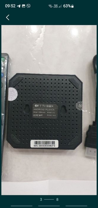 Смарт ТВ приставка smart TV box X96