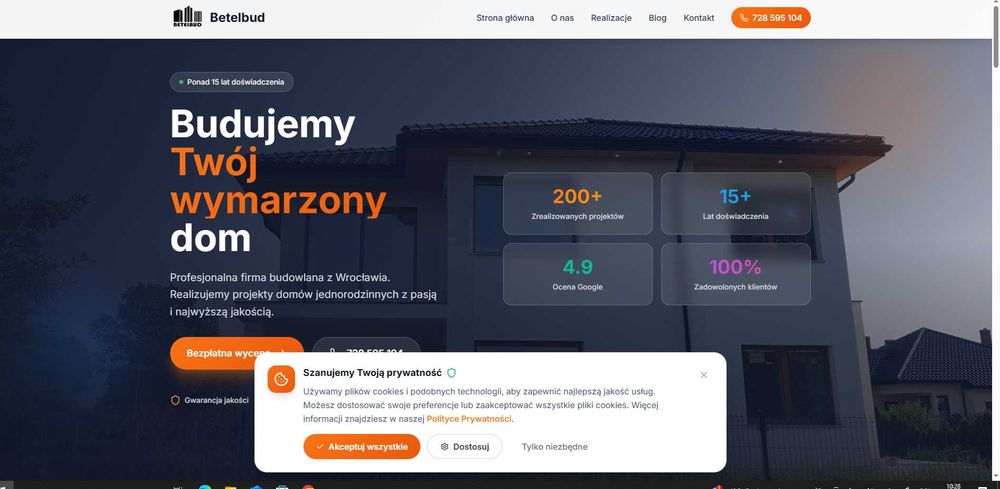 Wykonuję profesjonalne strony internetowe z pasją!