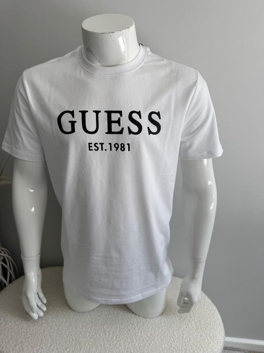 Nowa Koszulka T-shirt GUESS męska biała L