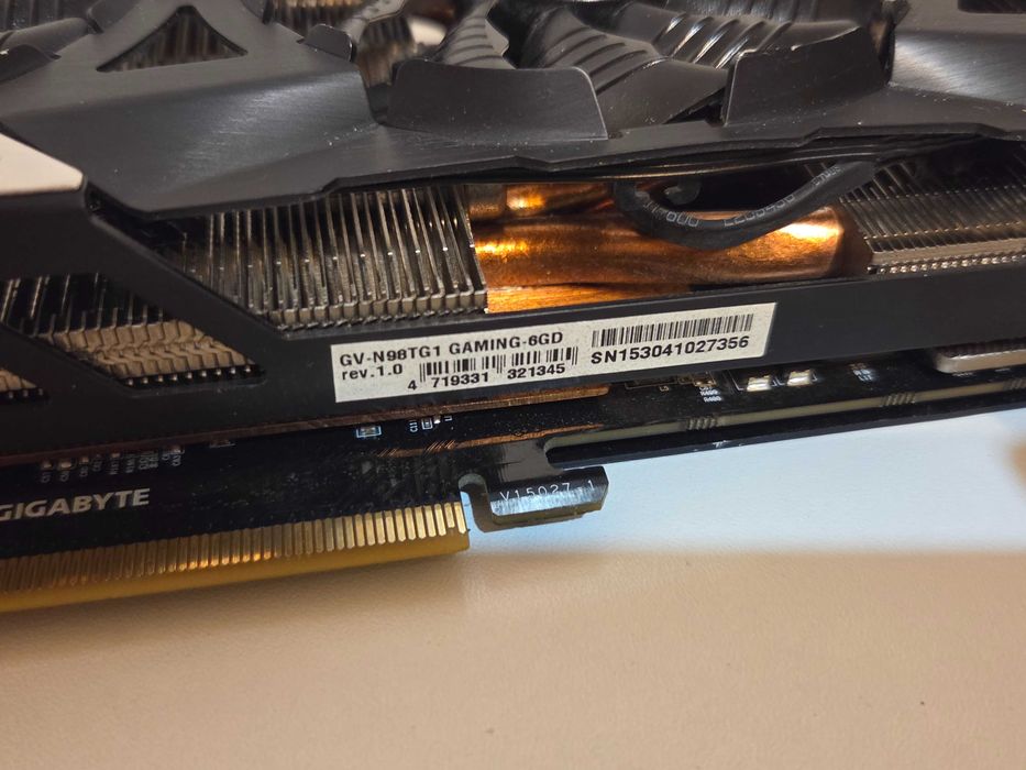 видеокарта Gigabyte GeForce RTX 980 TI   G1 Sample) с объемом видеопамяти 6 ГБ GDDR6