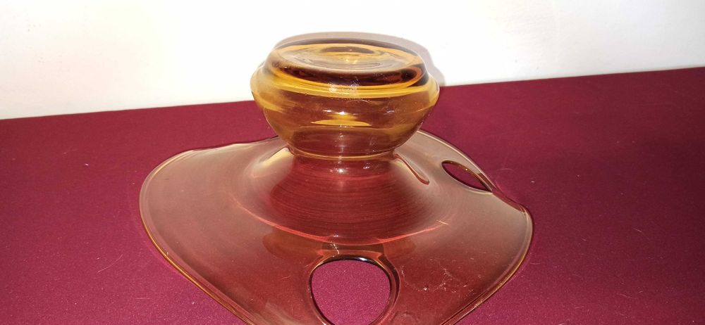 patera bursztynowa huta Laura